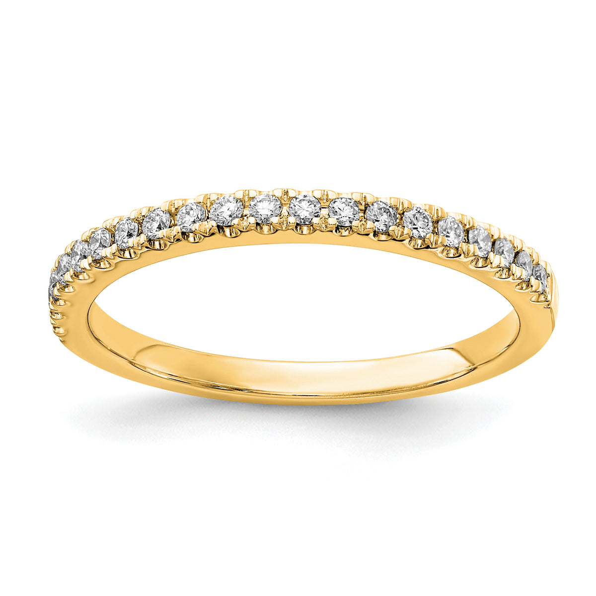 14K Lab Grown Diamond VS/SI DEF  1/5ct Wedding Band