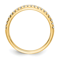 14K Lab Grown Diamond VS/SI DEF  1/4ct Wedding Band