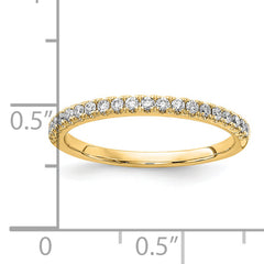 14K Lab Grown Diamond VS/SI DEF  1/4ct Wedding Band