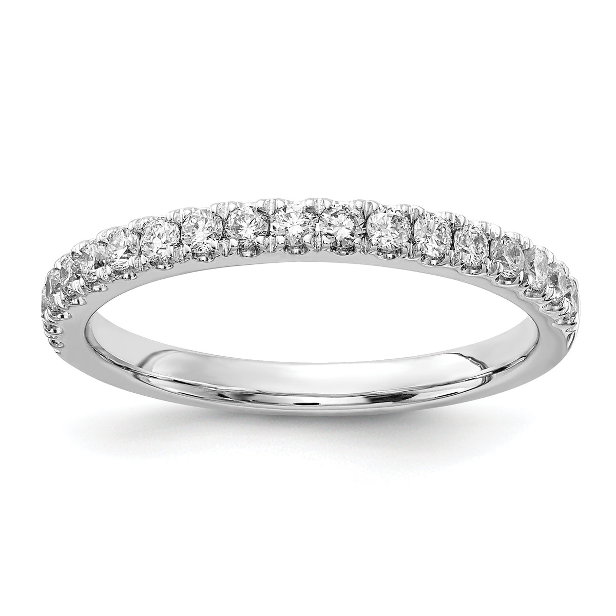 14K White Gold Lab Grown Diamond VS/SI DEF  1/3ct Wedding Band