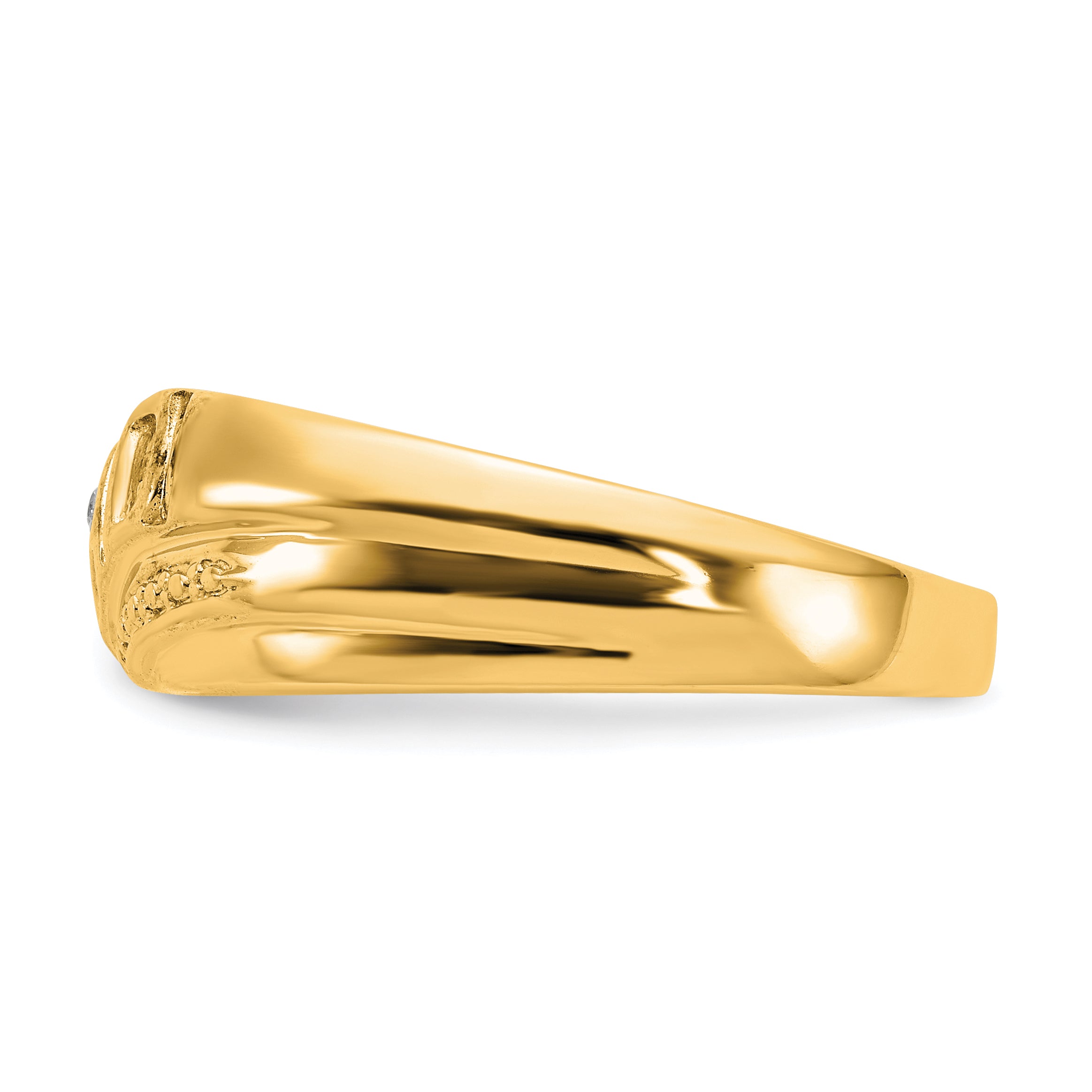 14k AA Diamond men's ring