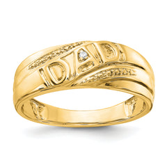 14k AA Diamond men's ring