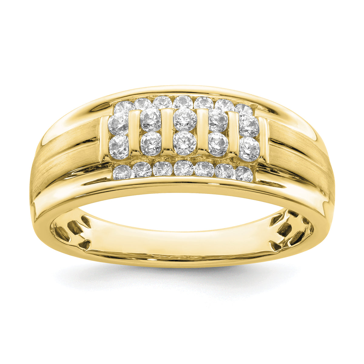 10K Lab Grown Diamond VS/SI GH, Men's Ring