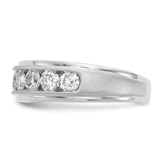 10K White Gold Lab Grown Diamond, VS/SI GH, Men's Ring