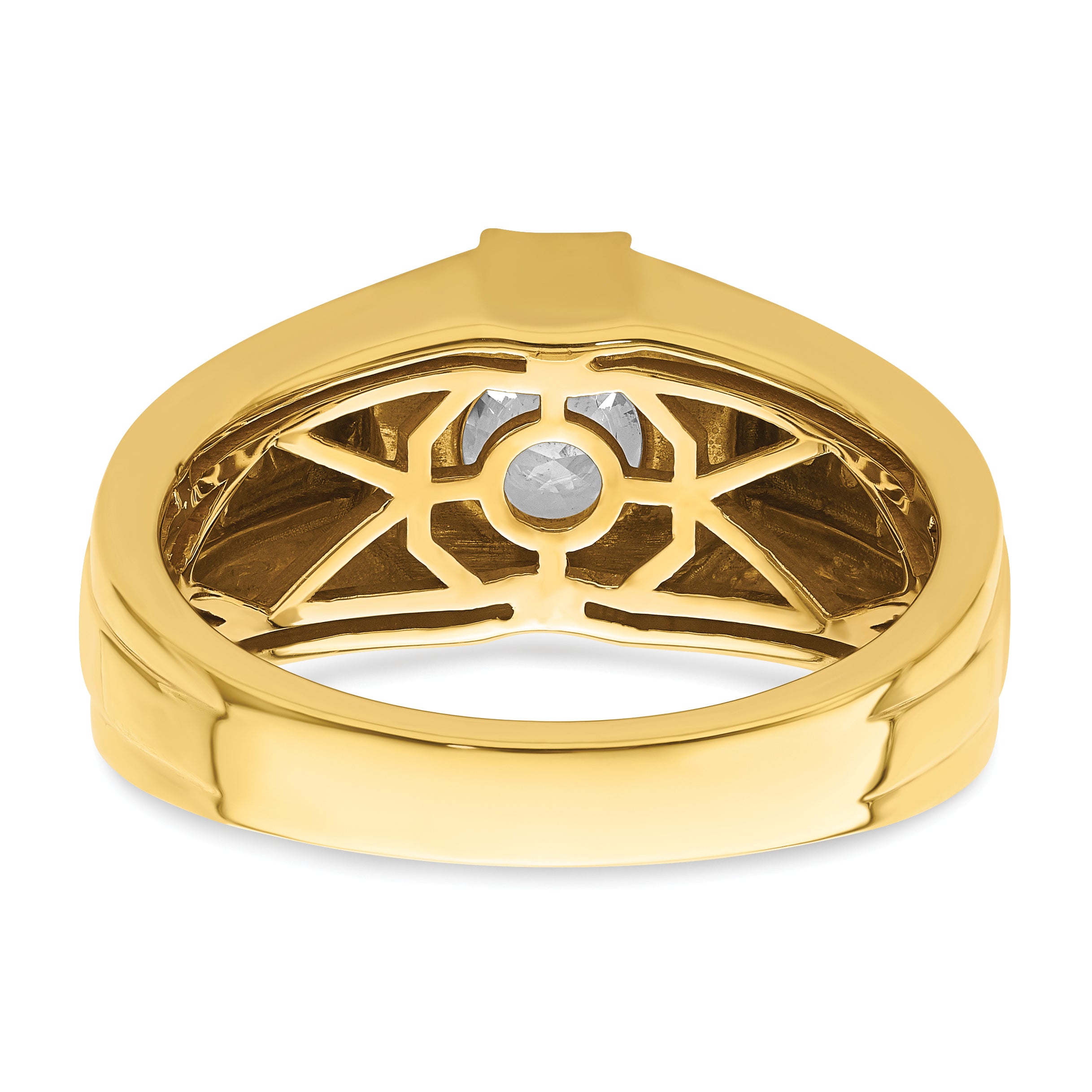 14K Certified Lab Grown Diamond Complete Men's Ring