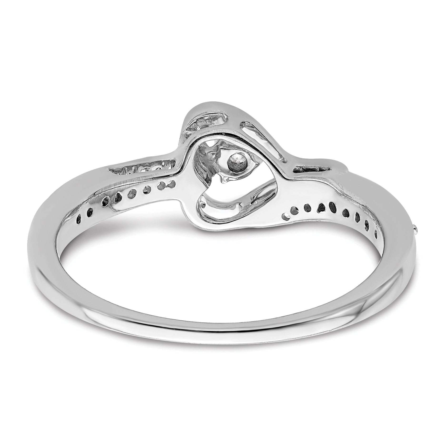 14K White Gold First Promise Lab Grown Diamond VS/SI GH, Promise Ri