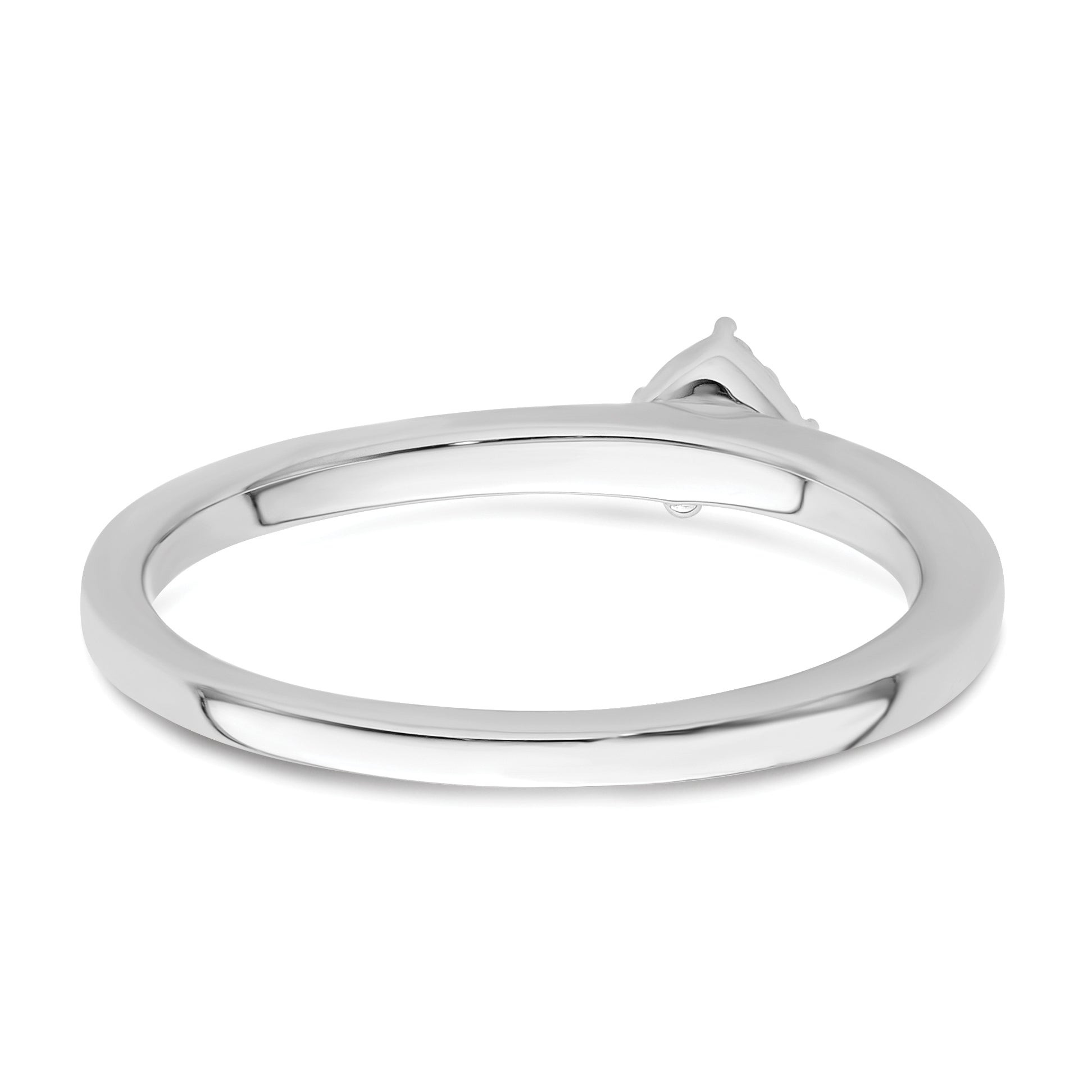 14K White Gold Lab Grown Dia Two Promises Comp Promise/Band Ring