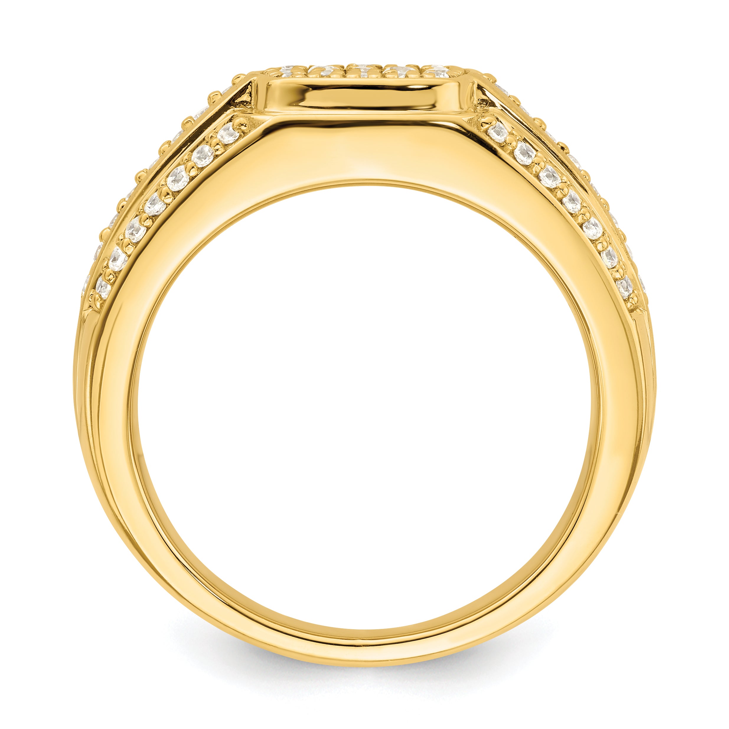 14K Lab Grown Diamond Men's Ring