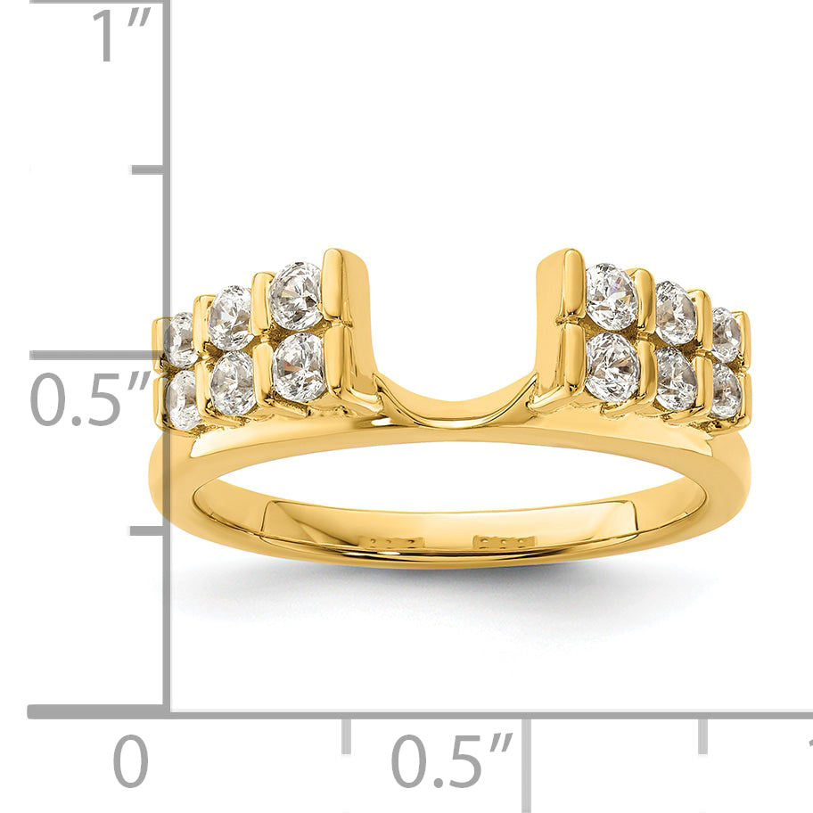 14K Lab Grown Diamond Ring Wrap