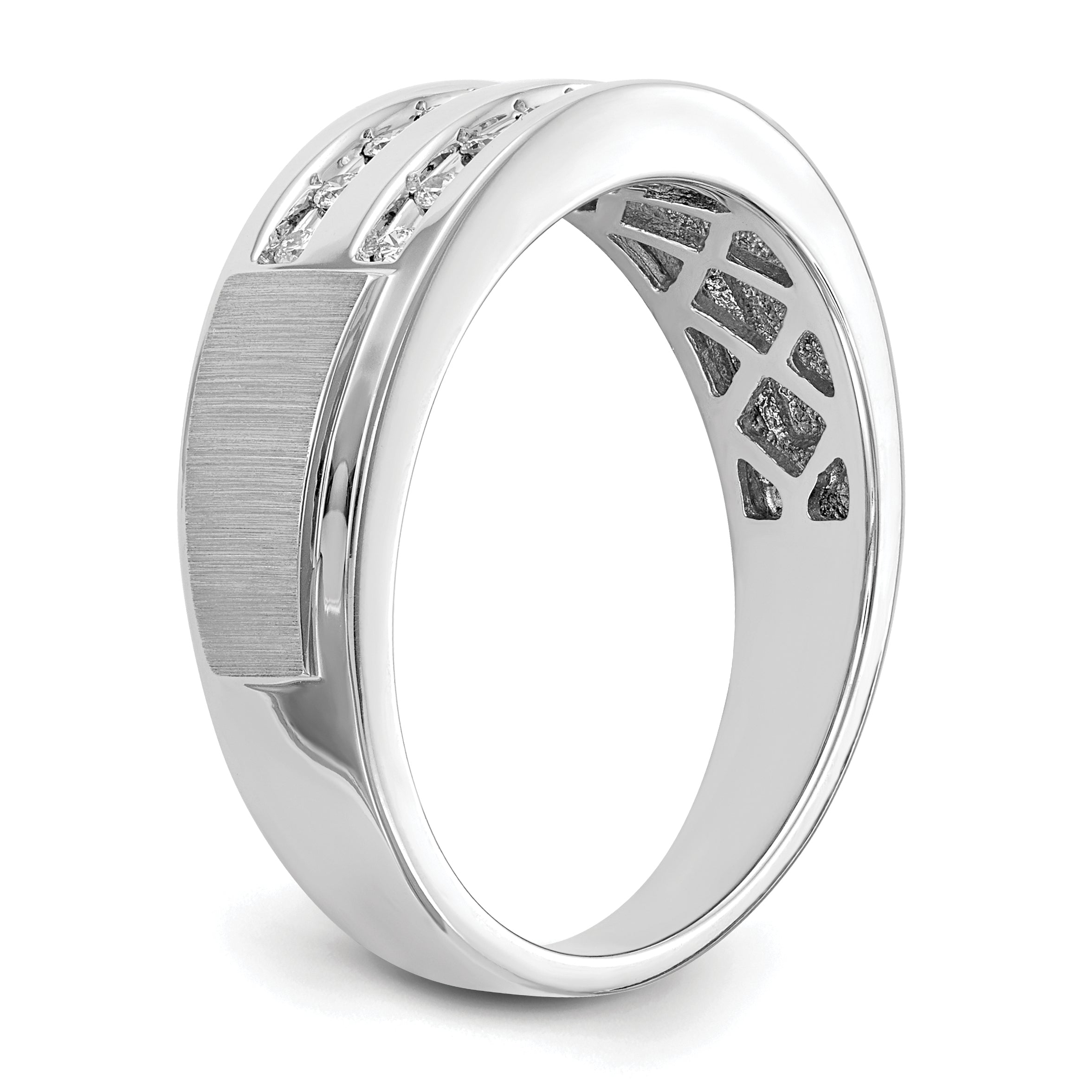 10K White Gold Lab Grown Diamond Ring
