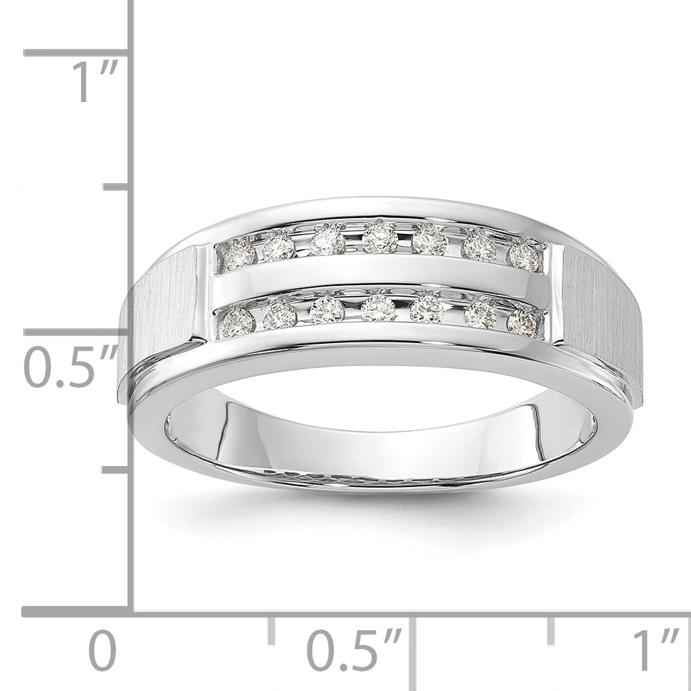 10K White Gold Lab Grown Diamond Ring