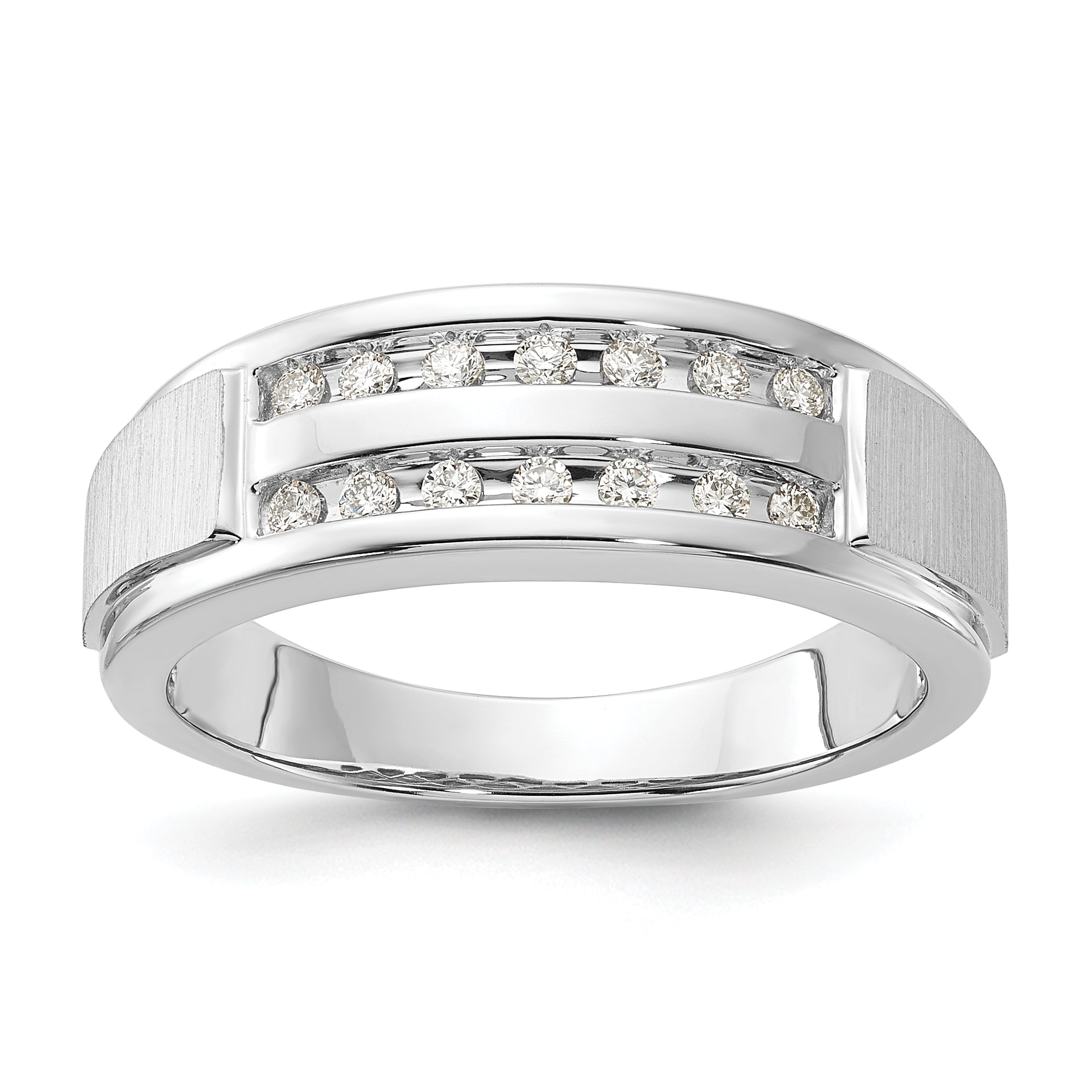10K White Gold Lab Grown Diamond Ring