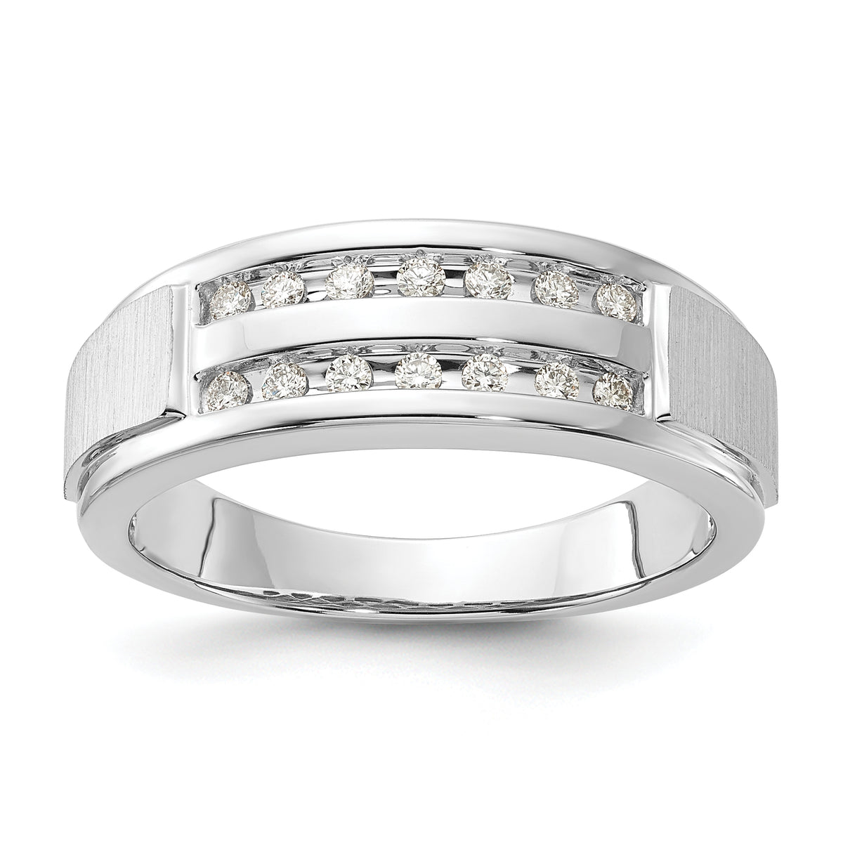 10K White Gold Lab Grown Diamond Ring