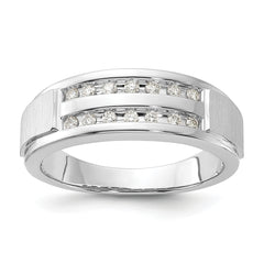 10K White Gold Lab Grown Diamond Ring