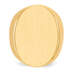 14k 26.5x19.0mm Open Back Mens Signet Ring