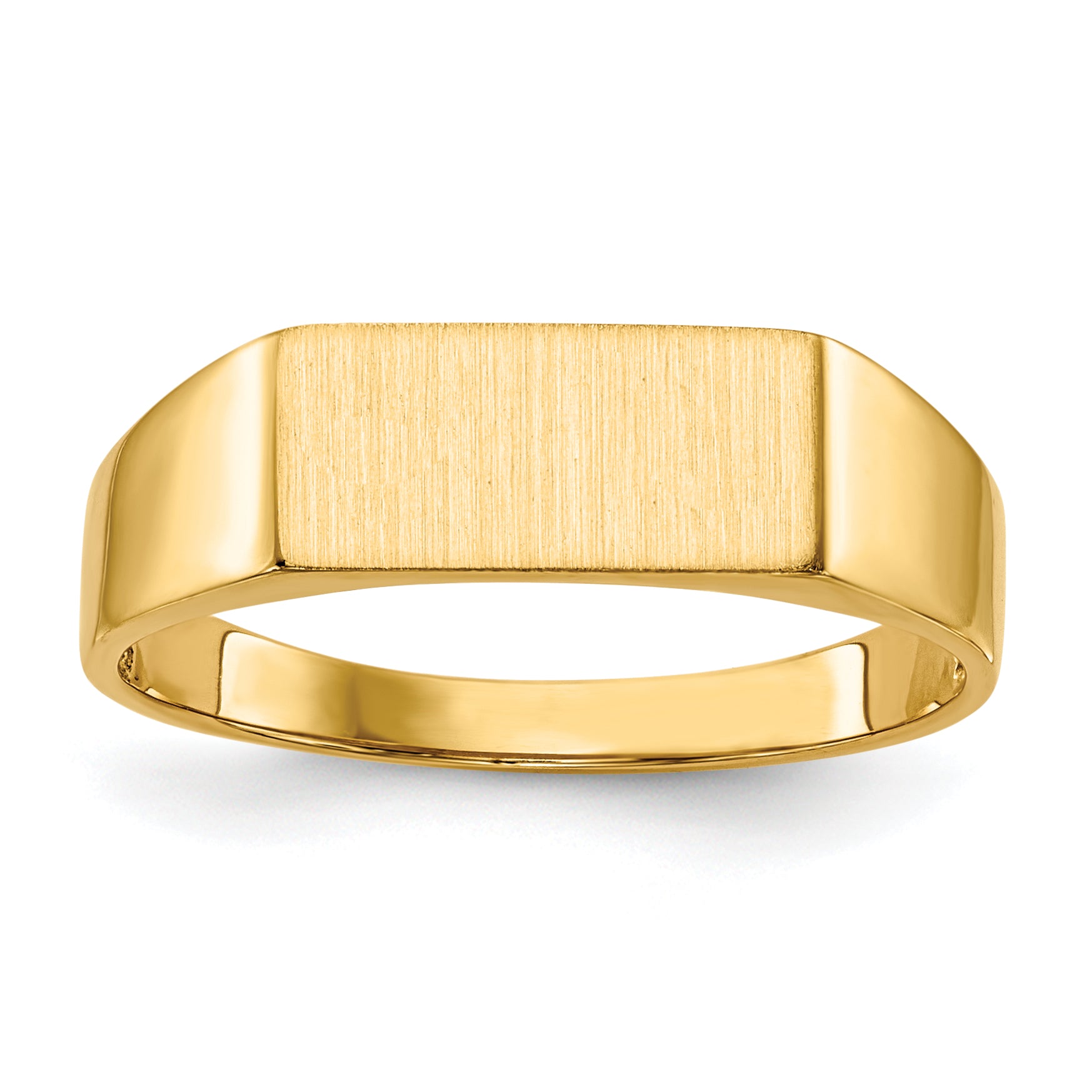 14k 5.5x12.0mm Open Back Signet Ring Main image