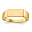 14k 5.5x12.0mm Open Back Signet Ring