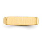 14k 5.0x16.5mm Closed Back Signet Ring