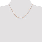 Diamond-Cut Cable Chain in 14K Rose Gold, 1.4mm