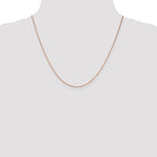 Diamond-Cut Cable Chain in 14K Rose Gold, 1.4mm