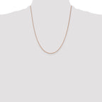 Diamond-Cut Cable Chain in 14K Rose Gold, 1.4mm