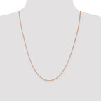 Diamond-Cut Cable Chain in 14K Rose Gold, 1.4mm