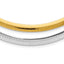 Sterling Silver Gold-plated 6mm Reversible w/2in ext Cubetto Chain
