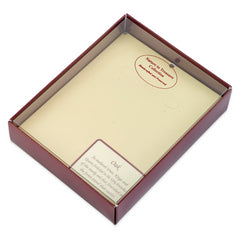 Lacquer Dipped Real Rose Earrings in Silver Tone with Gift Box