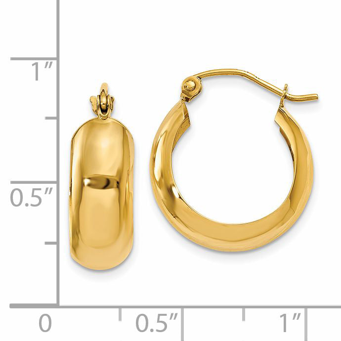 14K Hoop Earrings