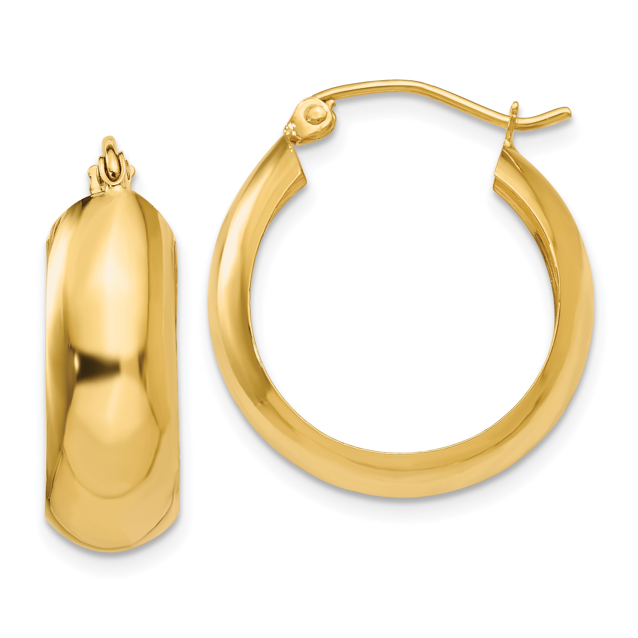 14K Hoop Earrings Main image