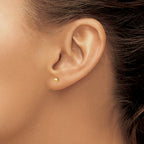 Sophia Jewelers 14K Gold Polished Ball Post Earrings for Women