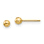 14k Madi K Polished 3mm Ball Post Earrings