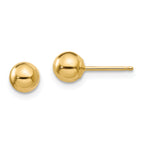 14k Madi K Polished 5mm Ball Post Earrings