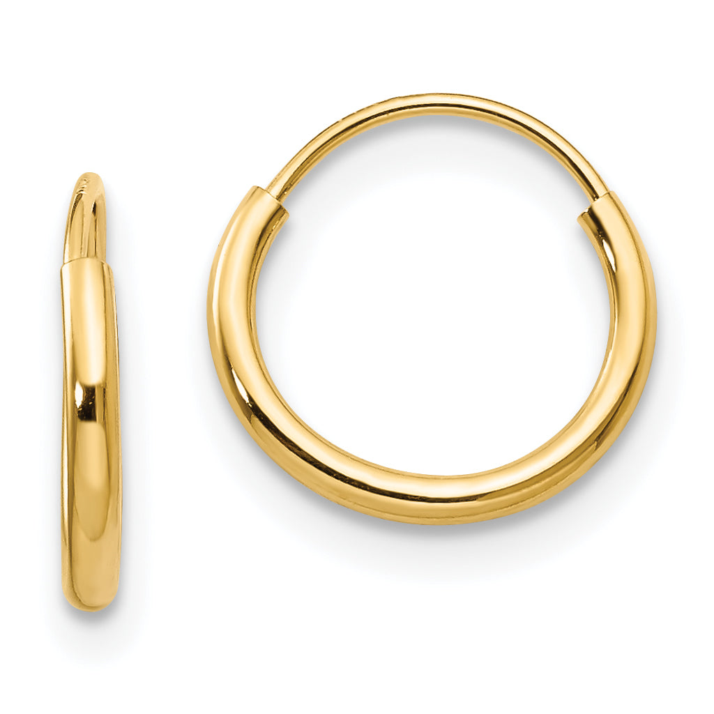 14k Madi K Endless Hoop Earrings Main image