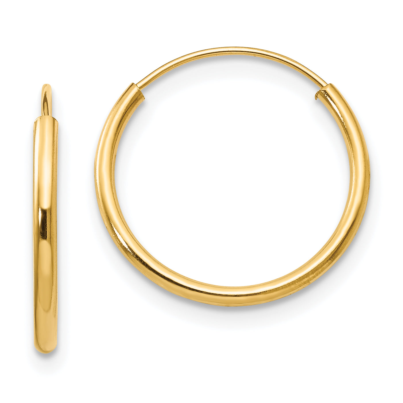 14k Madi K Endless Hoop Earrings Main image