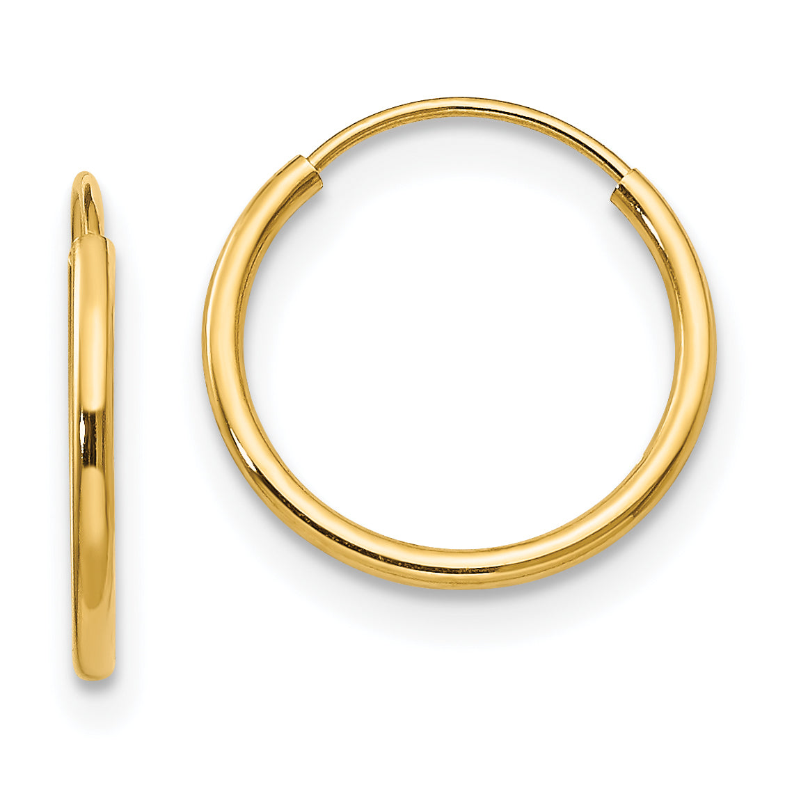 14k Madi K Endless Hoop Earrings Main image