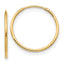 14k Madi K 1mm Hoop Earrings