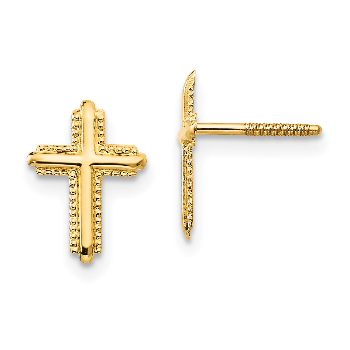 14k Madi K Cross Post Earrings Main image