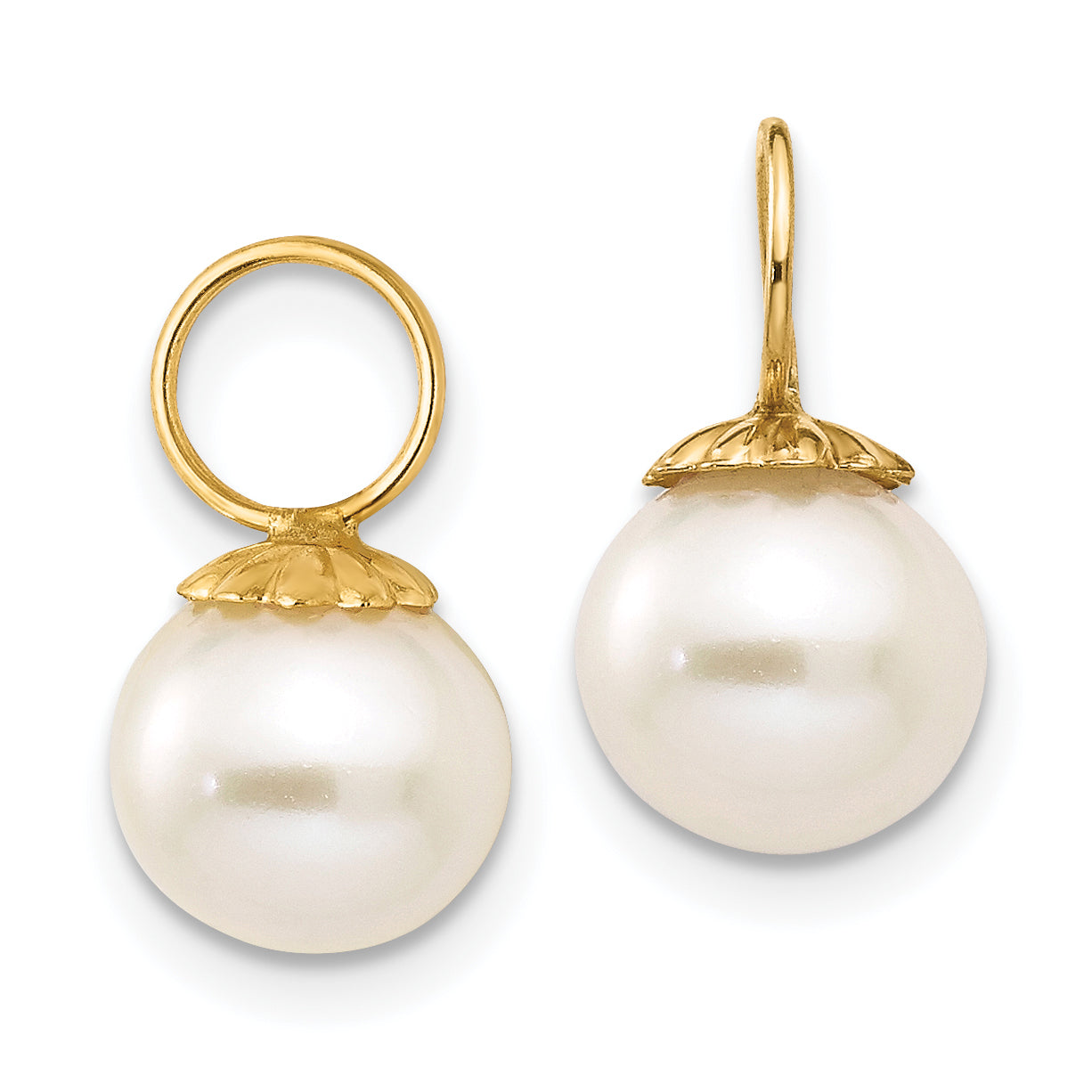 14k Madi K FW Cultured Pearl Hoop Enhancers Main image