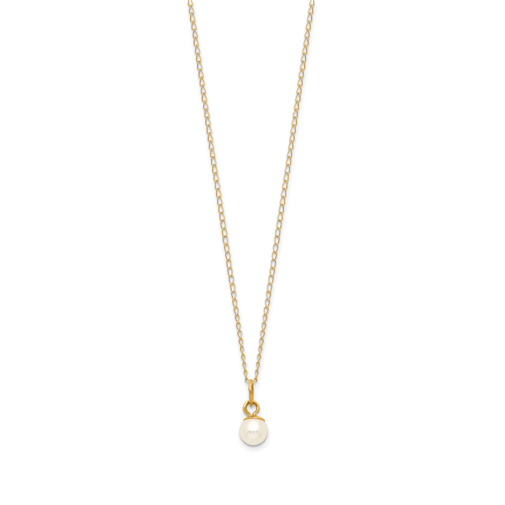 14k Madi K White FWC Pearl 15 Necklace, Earrings & 5.5 Bracelet 3pc Set