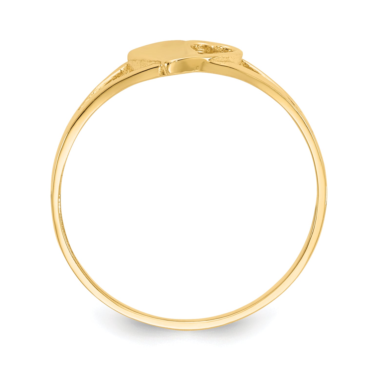 14k Madi K Heart Baby Ring Secondary image