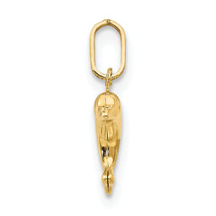 14K Madi K Small Hollow Dolphin Charm