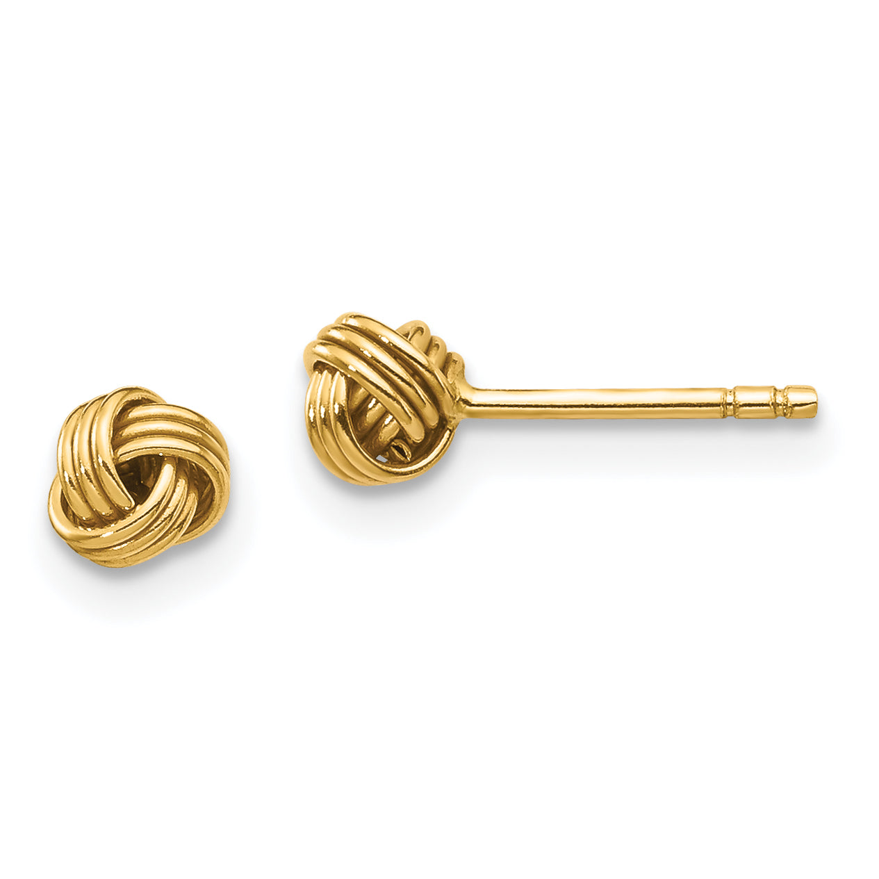 14k Madi K Polished Love Knot Post Earrings Main image
