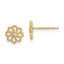 14k Madi K CZ Flower Post Earrings