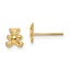 14k Madi K Teddy Bear Post Earrings