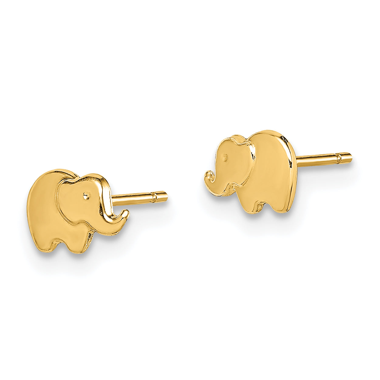 14k Madi K Elephant Post Earrings Secondary image
