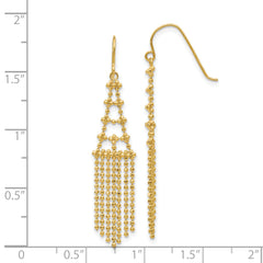 14K Beaded Earrings