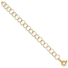 14K Circle Chain Bracelet