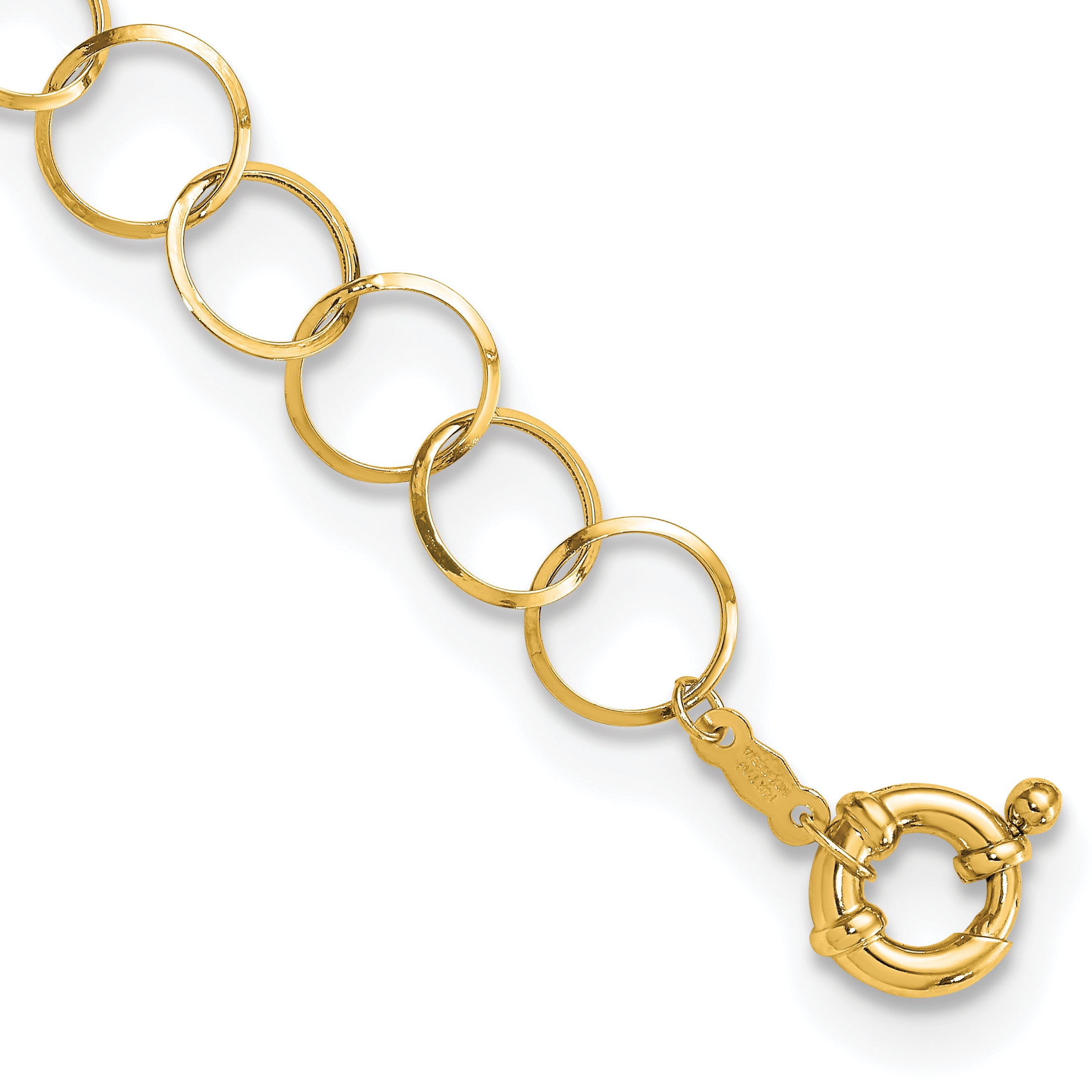 14K Circle Chain Bracelet Main image