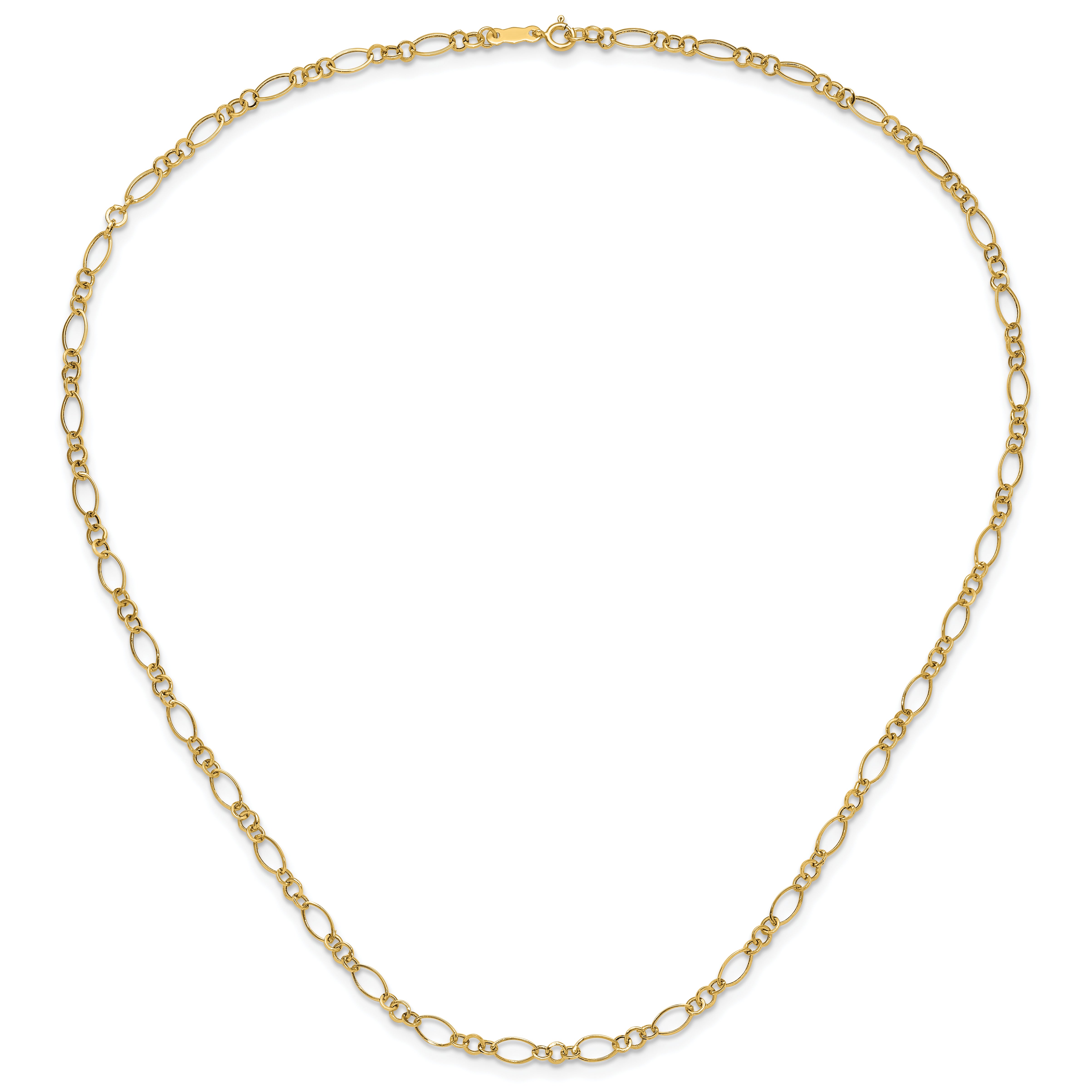 14k Oval Link Necklace